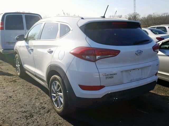 KM8J3CA46HU566078 - 2017 HYUNDAI TUCSON LIM WHITE photo 3