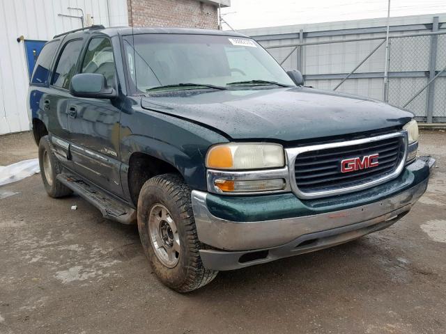 1GKEC13V73R216586 - 2003 GMC YUKON GREEN photo 1