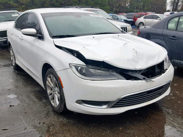 1C3CCCAB3FN666372 - 2015 CHRYSLER 200 LIMITE WHITE photo 1