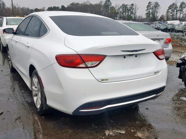 1C3CCCAB3FN666372 - 2015 CHRYSLER 200 LIMITE WHITE photo 3