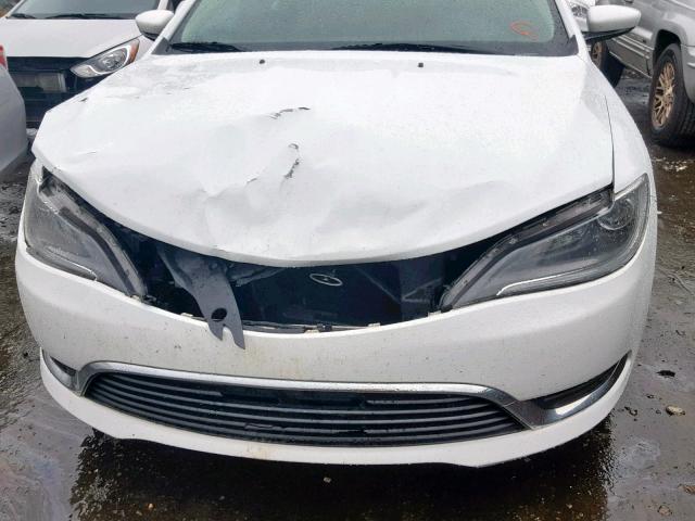 1C3CCCAB3FN666372 - 2015 CHRYSLER 200 LIMITE WHITE photo 9