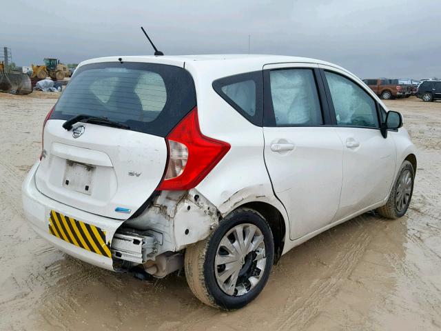 3N1CE2CP8EL427538 - 2014 NISSAN VERSA NOTE WHITE photo 4