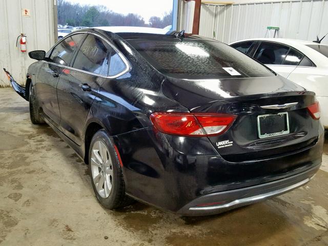 1C3CCCAB6GN144742 - 2016 CHRYSLER 200 LIMITE BLACK photo 3