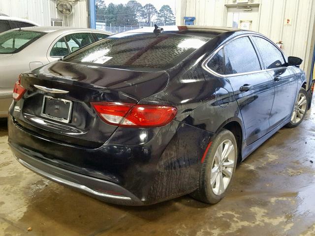 1C3CCCAB6GN144742 - 2016 CHRYSLER 200 LIMITE BLACK photo 4