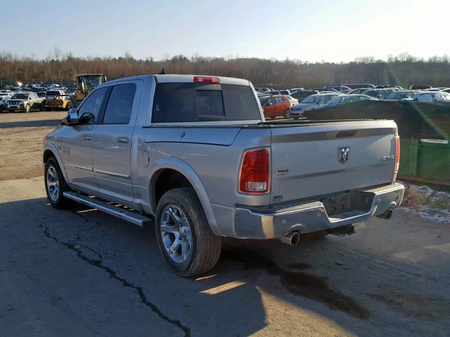 1C6RR7NT8GS308645 - 2016 RAM 1500 LARAM SILVER photo 3