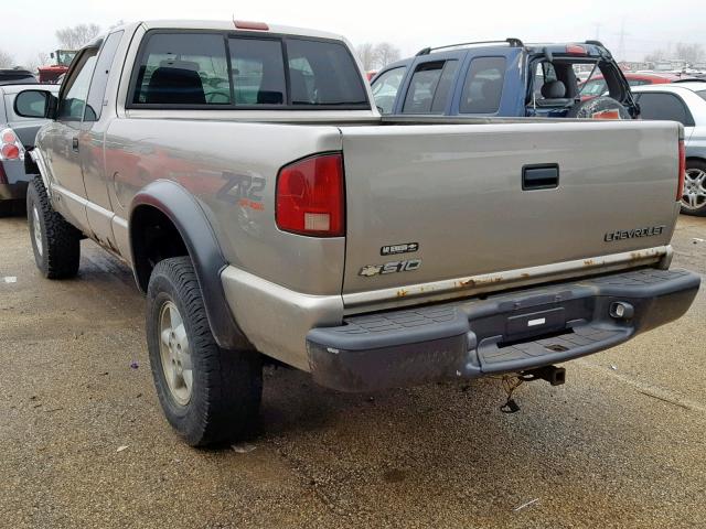 1GCCT19W3Y8105713 - 2000 CHEVROLET S TRUCK S1 BEIGE photo 3