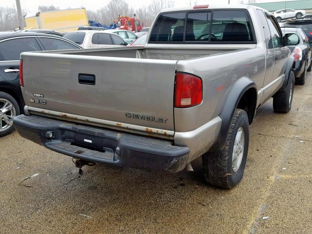 1GCCT19W3Y8105713 - 2000 CHEVROLET S TRUCK S1 BEIGE photo 4