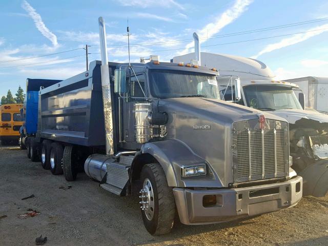 1XKDP4EX2GJ475278 - 2016 KENWORTH CONSTRUCTI GRAY photo 1