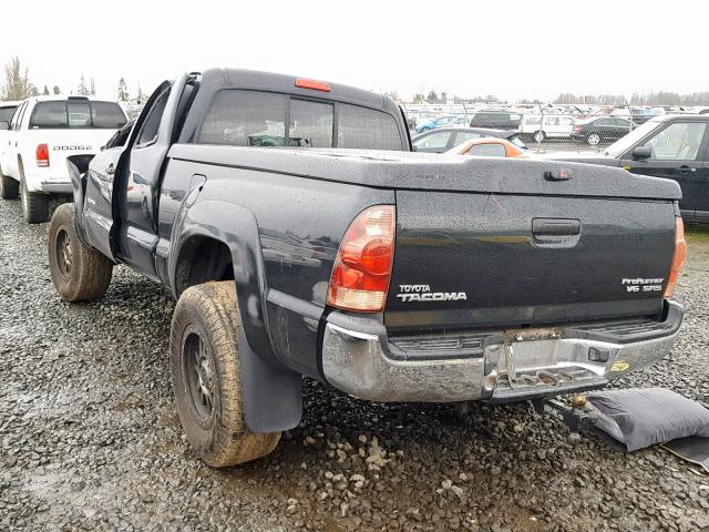 5TETU62N78Z478098 - 2008 TOYOTA TACOMA PRE BLACK photo 3