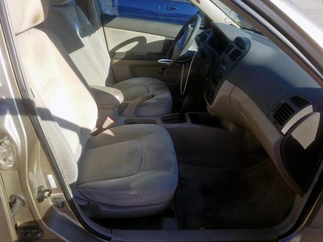 KNAFE121065336635 - 2006 KIA SPECTRA LX TAN photo 5