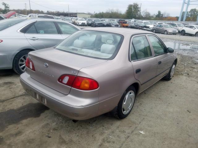 2T1BR12E1YC277710 - 2000 TOYOTA COROLLA VE BEIGE photo 4