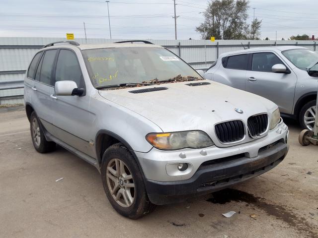 5UXFA13595LY11904 - 2005 BMW X5 3.0I SILVER photo 1