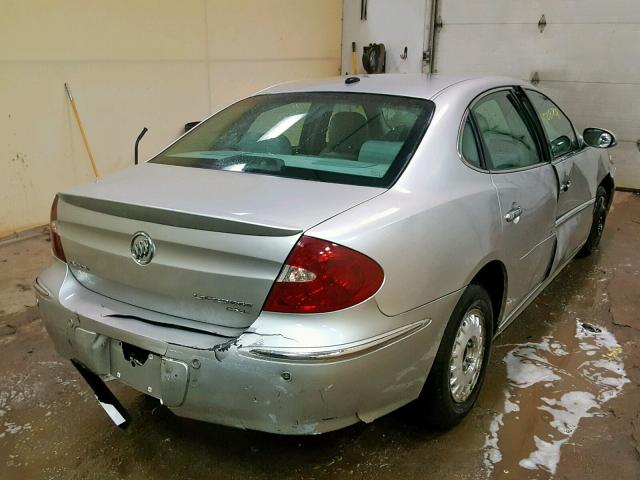 2G4WD582561170123 - 2006 BUICK LACROSSE C SILVER photo 4