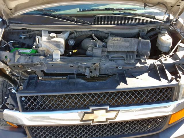 1GNFG154591156332 - 2009 CHEVROLET EXPRESS G1 GRAY photo 7