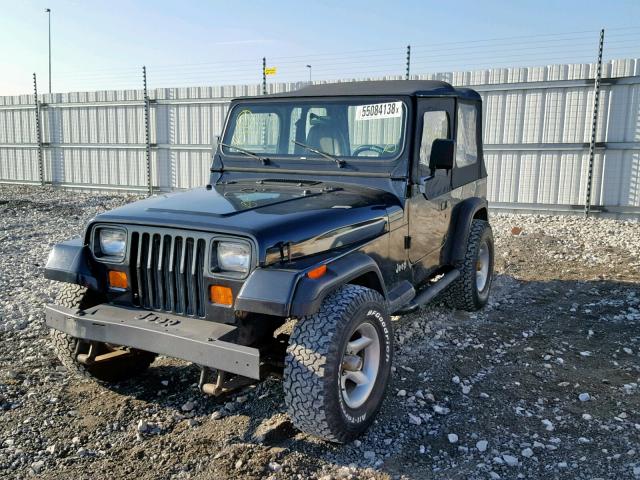 1J4FY19P0SP317208 - 1995 JEEP WRANGLER / BLACK photo 2