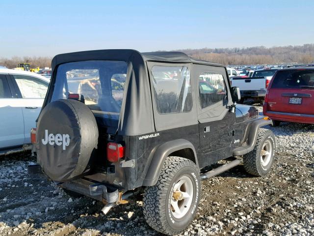 1J4FY19P0SP317208 - 1995 JEEP WRANGLER / BLACK photo 4