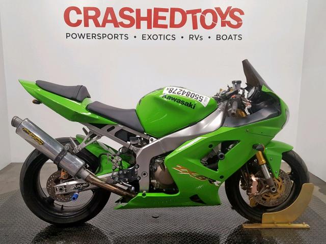 JKBZXJB123A010127 - 2003 KAWASAKI ZX636 B1 GREEN photo 1