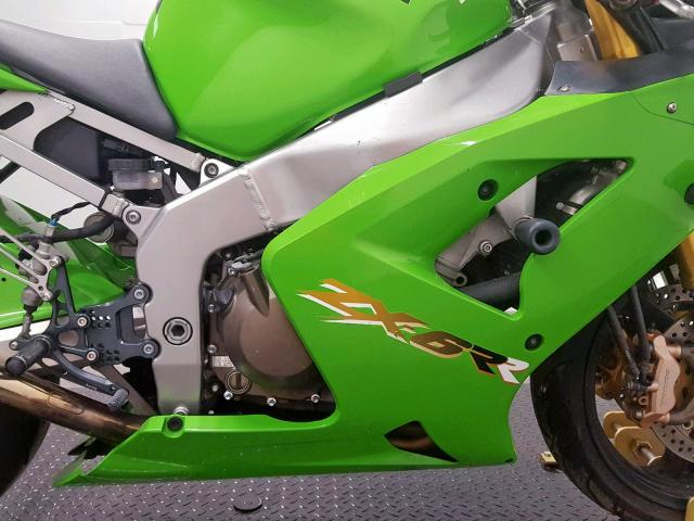 JKBZXJB123A010127 - 2003 KAWASAKI ZX636 B1 GREEN photo 5