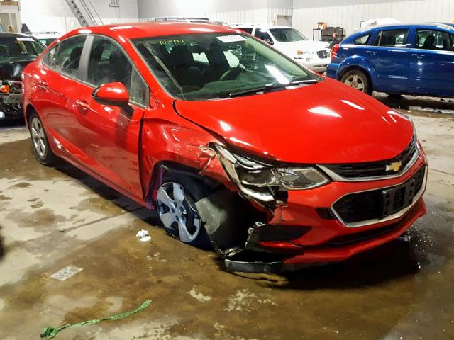 1G1BC5SM5J7225786 - 2018 CHEVROLET CRUZE LS RED photo 1