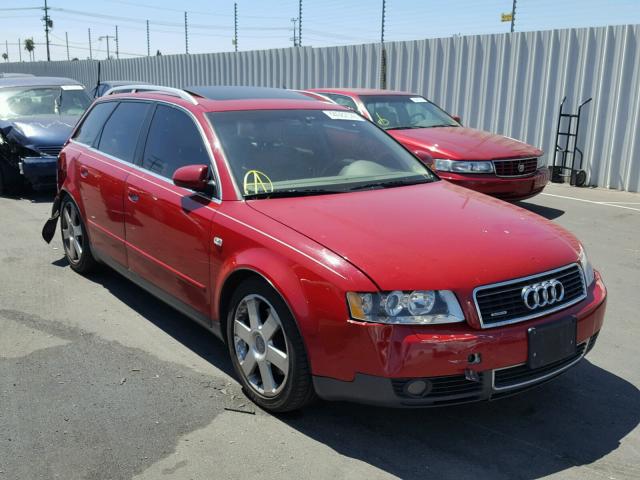 WAUVT68E42A308752 - 2002 AUDI A4 3.0 AVA RED photo 1