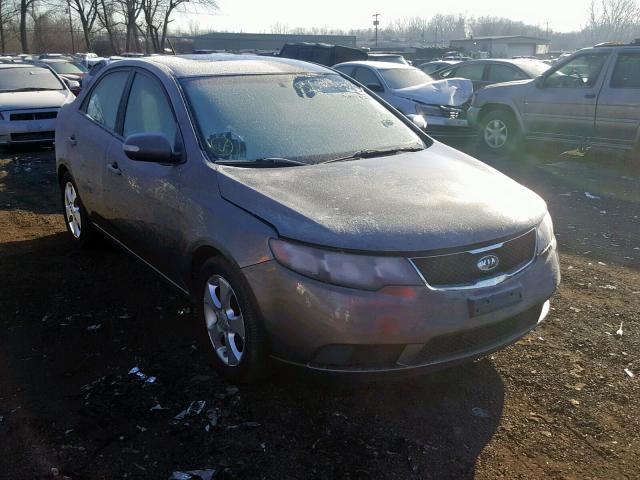 KNAFU4A21A5132546 - 2010 KIA FORTE EX GRAY photo 1