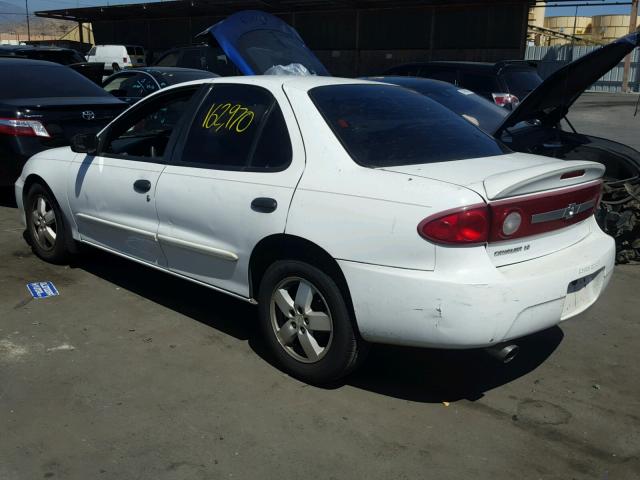 1G1JF52F337257238 - 2003 CHEVROLET CAVALIER L WHITE photo 3