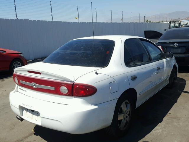 1G1JF52F337257238 - 2003 CHEVROLET CAVALIER L WHITE photo 4