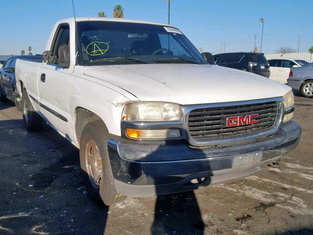 1GTEC14V12E161391 - 2002 GMC NEW SIERRA WHITE photo 1