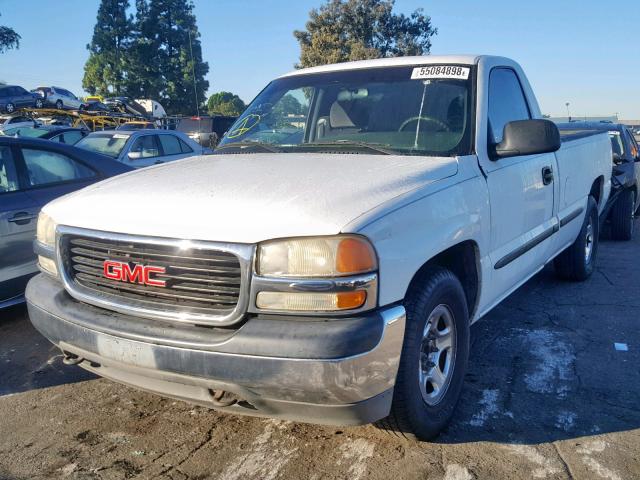 1GTEC14V12E161391 - 2002 GMC NEW SIERRA WHITE photo 2