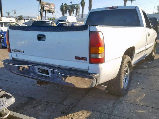 1GTEC14V12E161391 - 2002 GMC NEW SIERRA WHITE photo 4