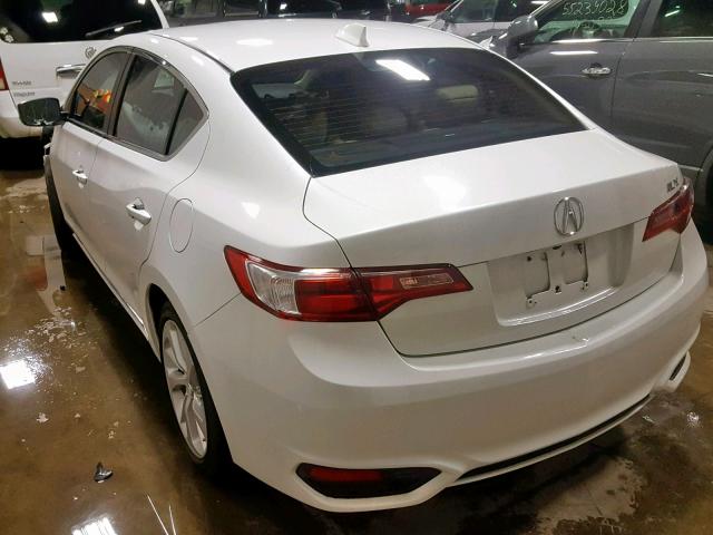 19UDE2F71HA008781 - 2017 ACURA ILX PREMIU WHITE photo 3