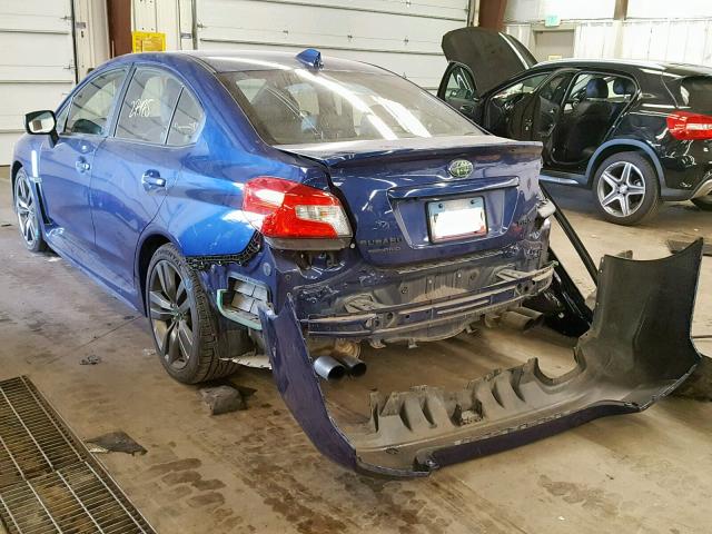 JF1VA1J66G8833606 - 2016 SUBARU WRX LIMITE BLUE photo 3