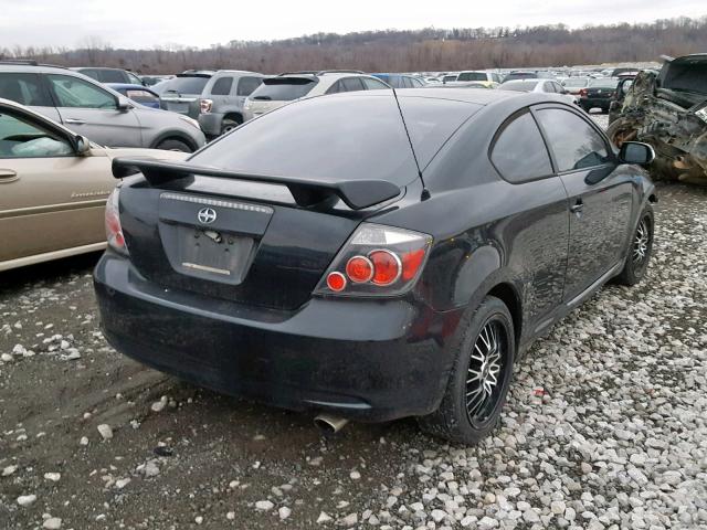 JTKDE167X80253179 - 2008 TOYOTA SCION TC BLACK photo 4