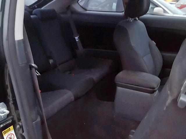 JTKDE167X80253179 - 2008 TOYOTA SCION TC BLACK photo 6
