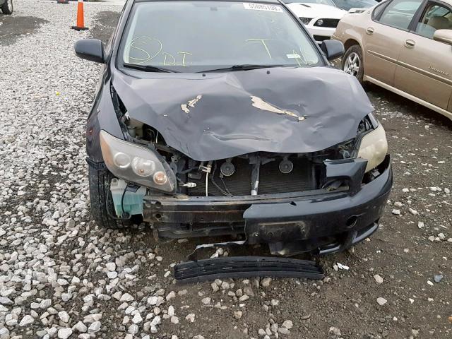 JTKDE167X80253179 - 2008 TOYOTA SCION TC BLACK photo 9