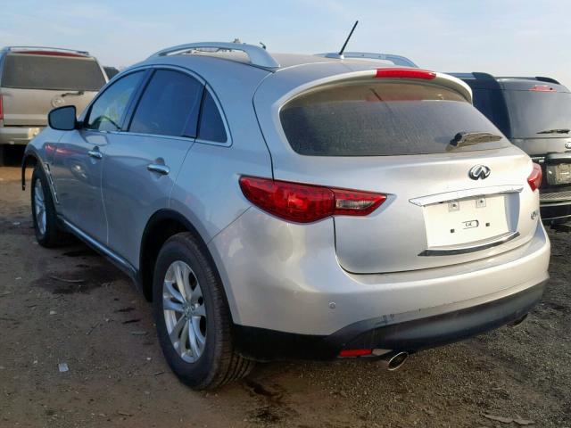 JN8CS1MWXHM416092 - 2017 INFINITI QX70 SILVER photo 3