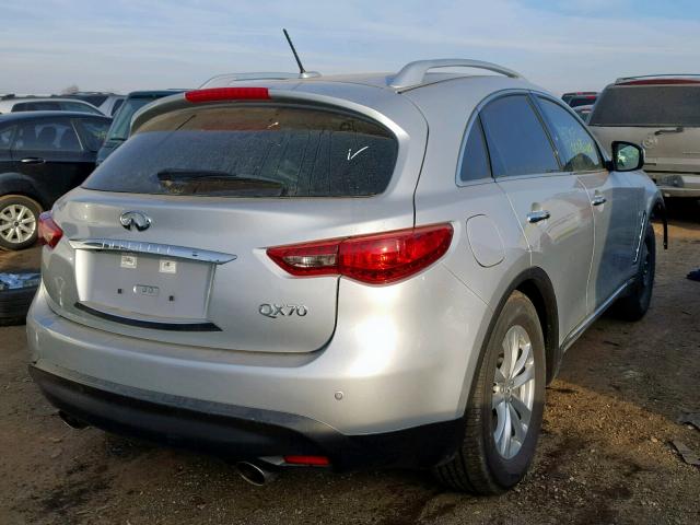 JN8CS1MWXHM416092 - 2017 INFINITI QX70 SILVER photo 4