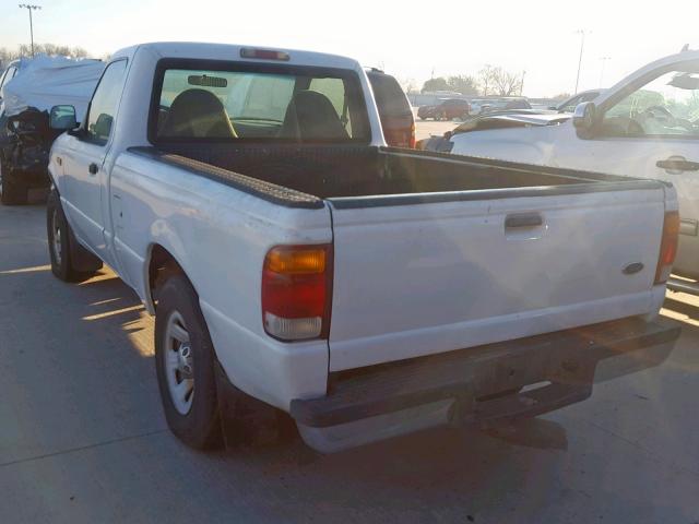 1FTYR10C0XUA78306 - 1999 FORD RANGER WHITE photo 3