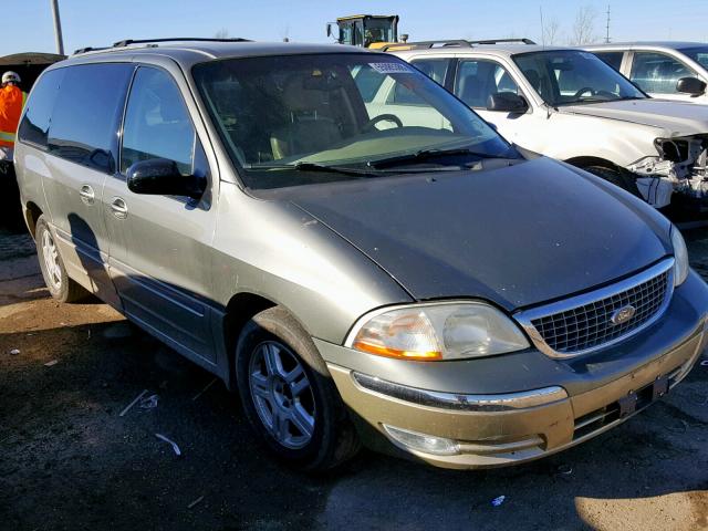 2FMZA534X1BA65546 - 2001 FORD WINDSTAR S BLUE photo 1