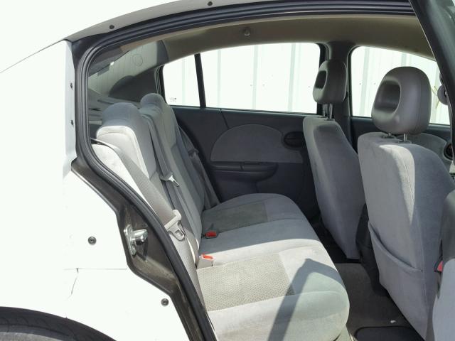 1G8AL55F66Z187460 - 2006 SATURN ION LEVEL WHITE photo 6