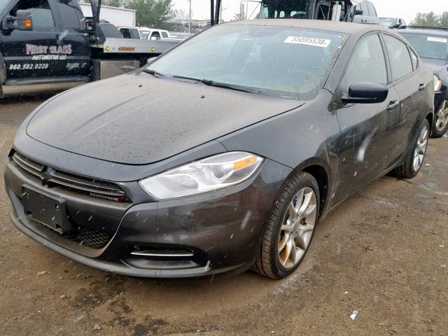 1C3CDFBA3DD100865 - 2013 DODGE DART SXT BLACK photo 2