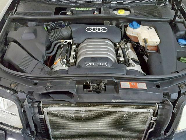 WAUVT64B54N021119 - 2004 AUDI A6 3.0 AVA BLACK photo 7