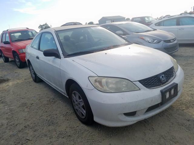 1HGEM22154L018723 - 2004 HONDA CIVIC DX V WHITE photo 1