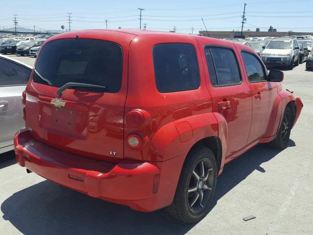 3GNDA23D98S639451 - 2008 CHEVROLET HHR LT RED photo 4