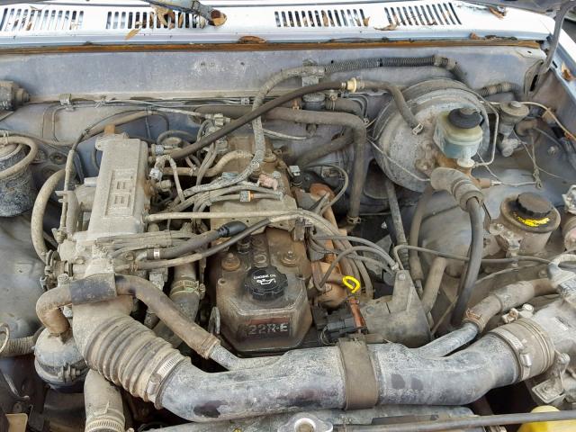 JT4RN01P7K4001162 - 1989 TOYOTA PICKUP 1/2 SILVER photo 7