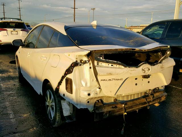 JTDKARFPXH3005330 - 2017 TOYOTA PRIUS PRIM თეთრი ფოტო 3