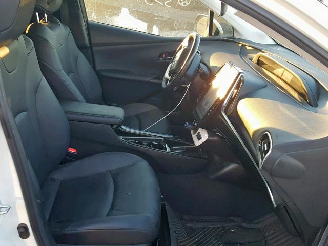 JTDKARFPXH3005330 - 2017 TOYOTA PRIUS PRIM თეთრი ფოტო 5