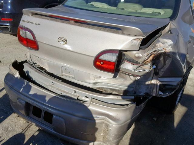 1G1NE52J8Y6350410 - 2000 CHEVROLET MALIBU LS 米色 照片 9