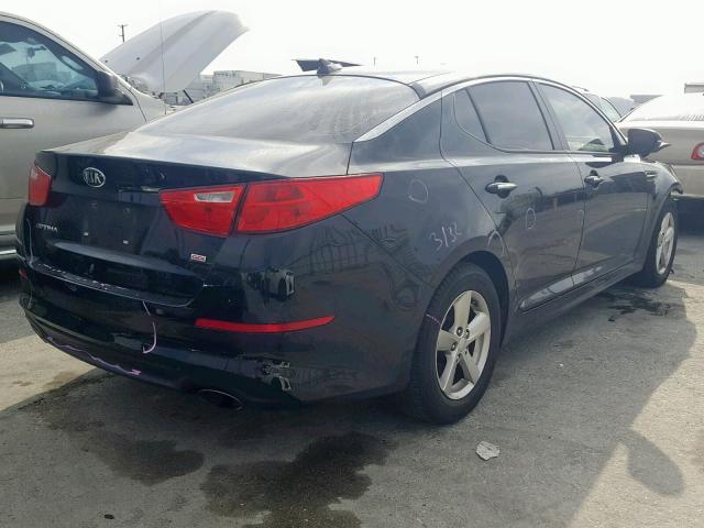 5XXGM4A76FG504579 - 2015 KIA OPTIMA LX BLACK photo 4