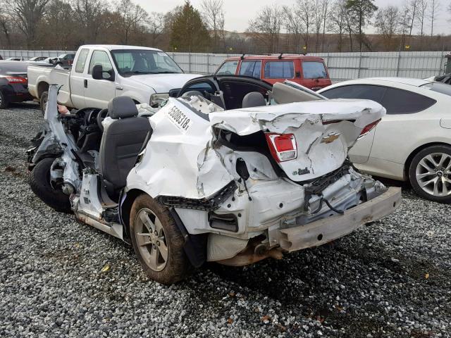 1G11C5SL1FF249261 - 2015 CHEVROLET MALIBU 1LT WHITE photo 3